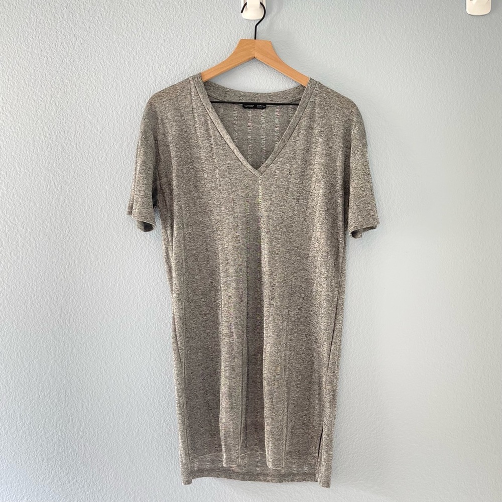 Zara Shimmer Shift Dress